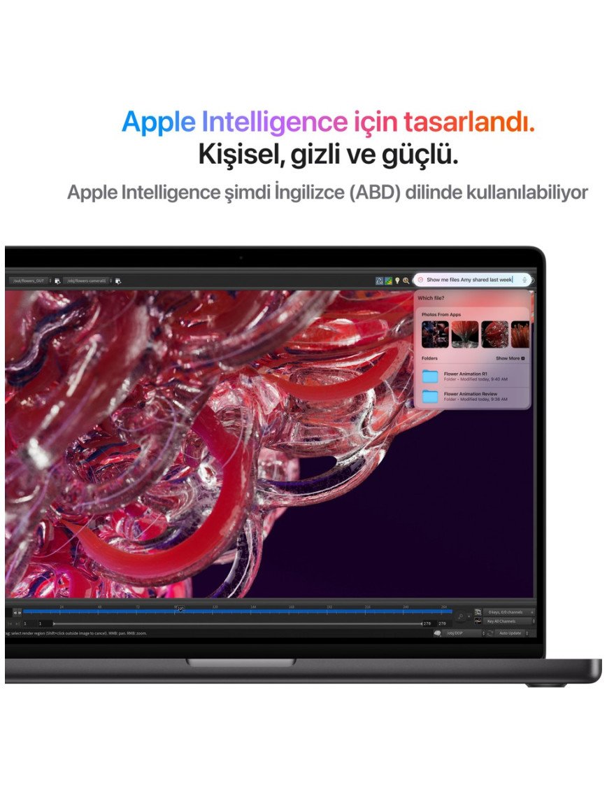 Apple MacBook Pro M4 16GB 512GB SSD macOS 14" Taşınabilir Bilgisayar Uzay Siyahı MW2U3TU/A